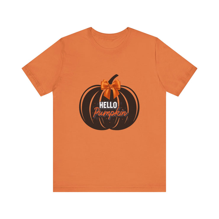 Hello Pumpkin Unisex Jersey Short Sleeve Tee