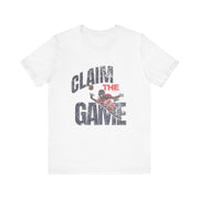 Claim the game Unisex Jersey Short Sleeve Tee