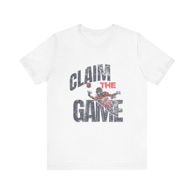 Claim the game Unisex Jersey Short Sleeve Tee