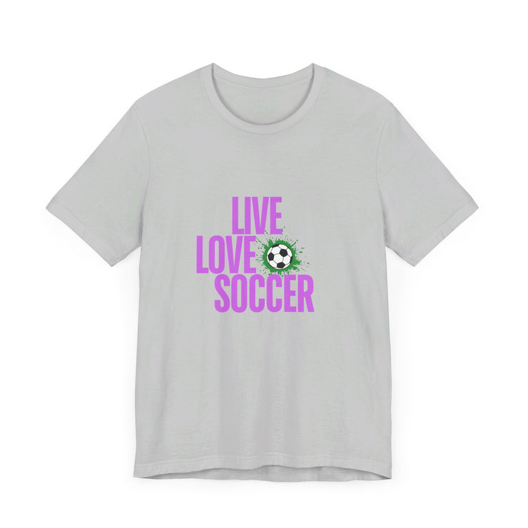 Soccer-2 Unisex Jersey Short Sleeve Tee