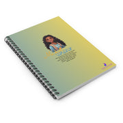 Brown Skin Spiral Notebook - Ruled Line