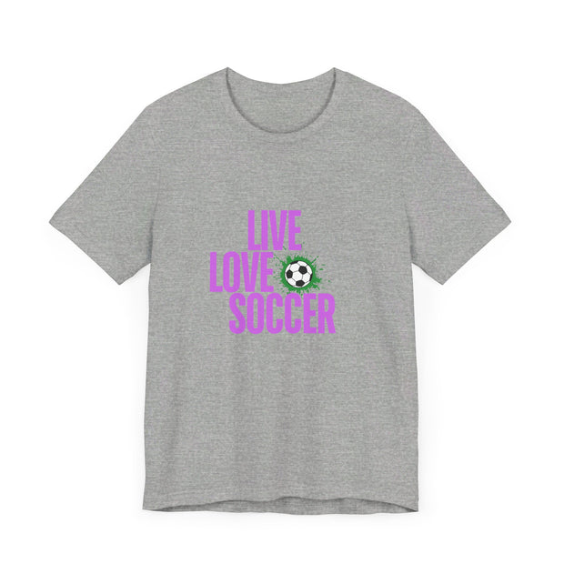 Soccer-2 Unisex Jersey Short Sleeve Tee