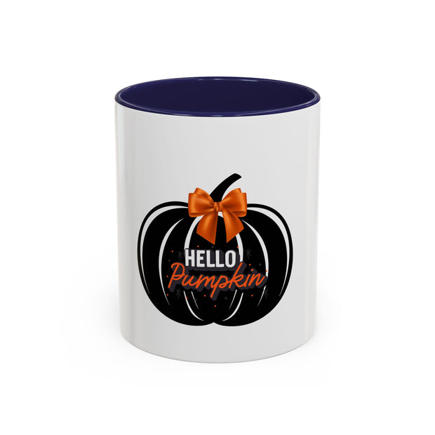 Hello pumpkin Accent Coffee Mug (11, 15oz)