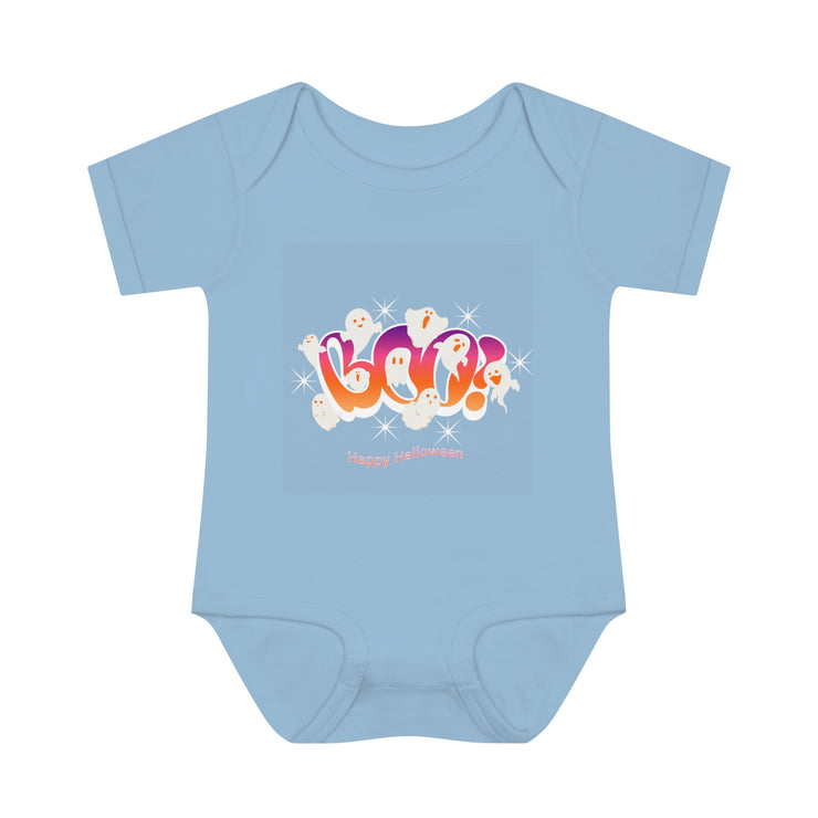 BOO-2 Infant Baby Rib Bodysuit