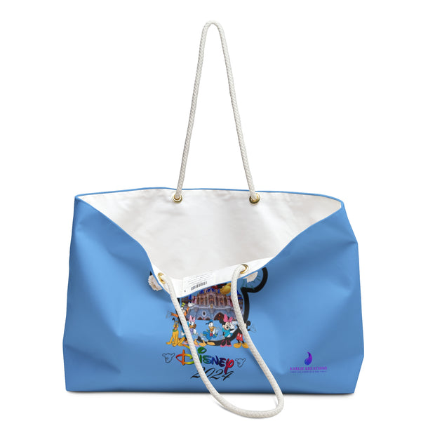 Blue Disney Weekender Bag