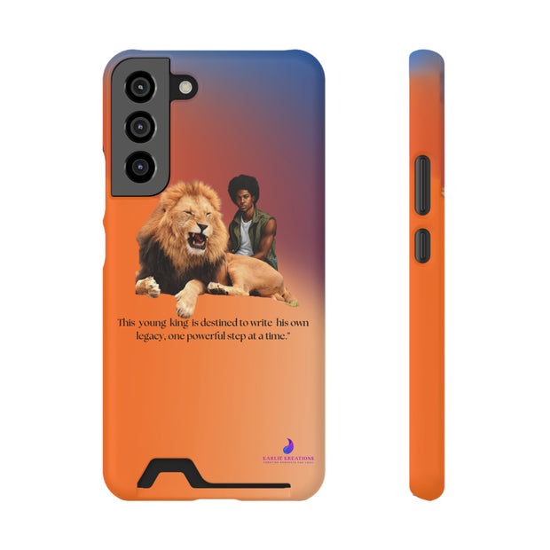 Young King Phone Case With Card Holder