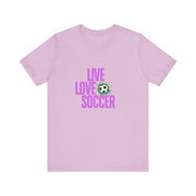 Soccer-2 Unisex Jersey Short Sleeve Tee