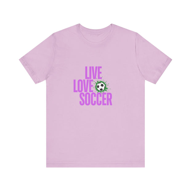 Soccer-2 Unisex Jersey Short Sleeve Tee