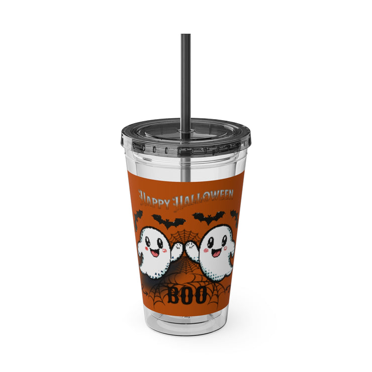 BOO Sunsplash Tumbler with Straw, 16oz