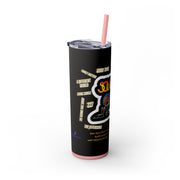 Generation X Skinny Tumbler with Straw, 20oz