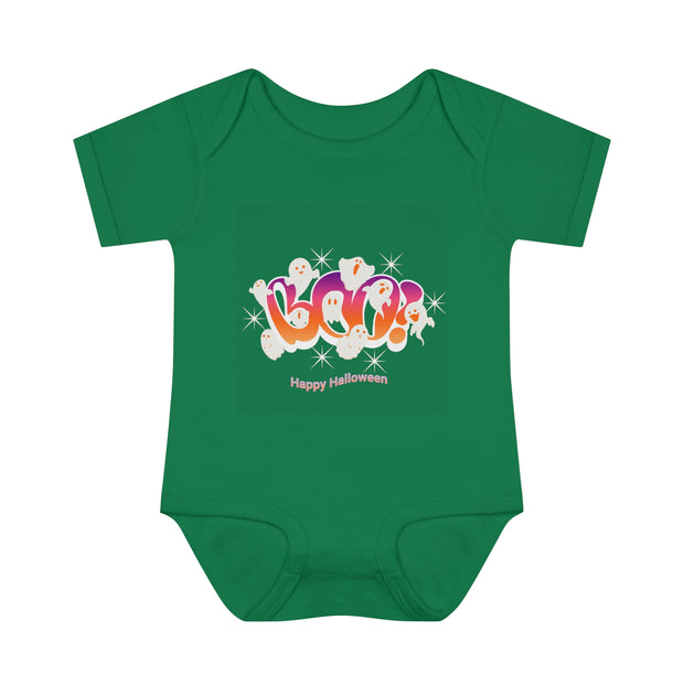 BOO-2 Infant Baby Rib Bodysuit