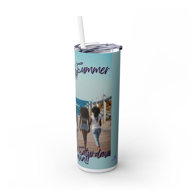 Summer 2024 Skinny Tumbler with Straw, 20oz