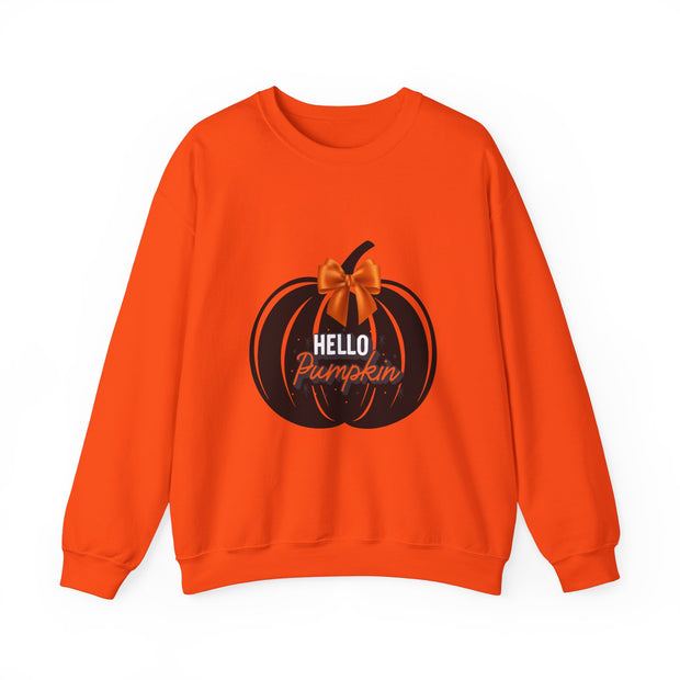 Hello Pumpkin Unisex Heavy Blend™ Crewneck Sweatshirt