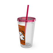 BOO Sunsplash Tumbler with Straw, 16oz