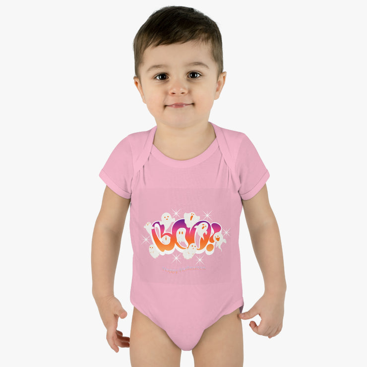 BOO-2 Infant Baby Rib Bodysuit