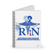 RN Nurse Spiral Notebook - Ruled Line