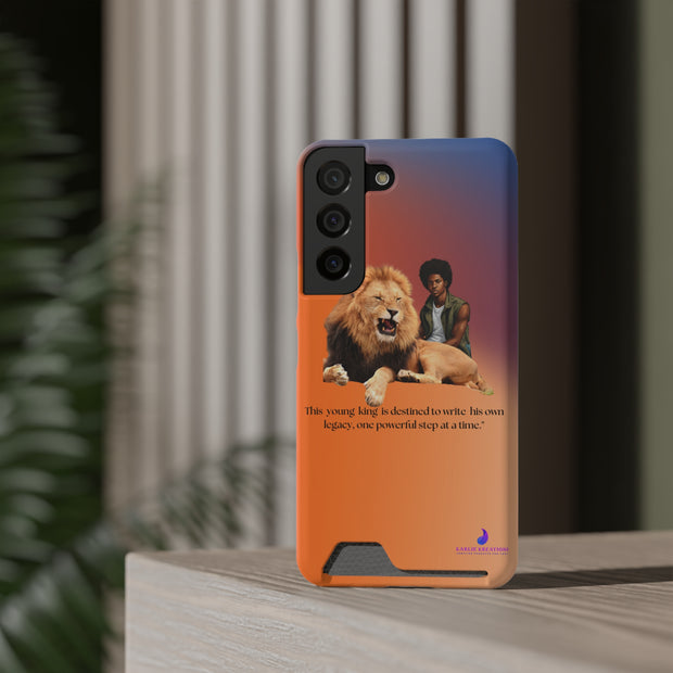 Young King Phone Case With Card Holder