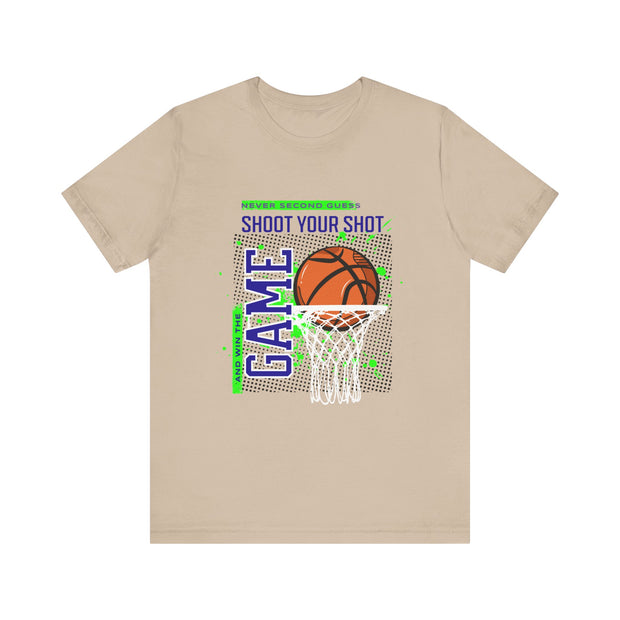 Shoot your shot Unisex Jersey Short Sleeve Tee