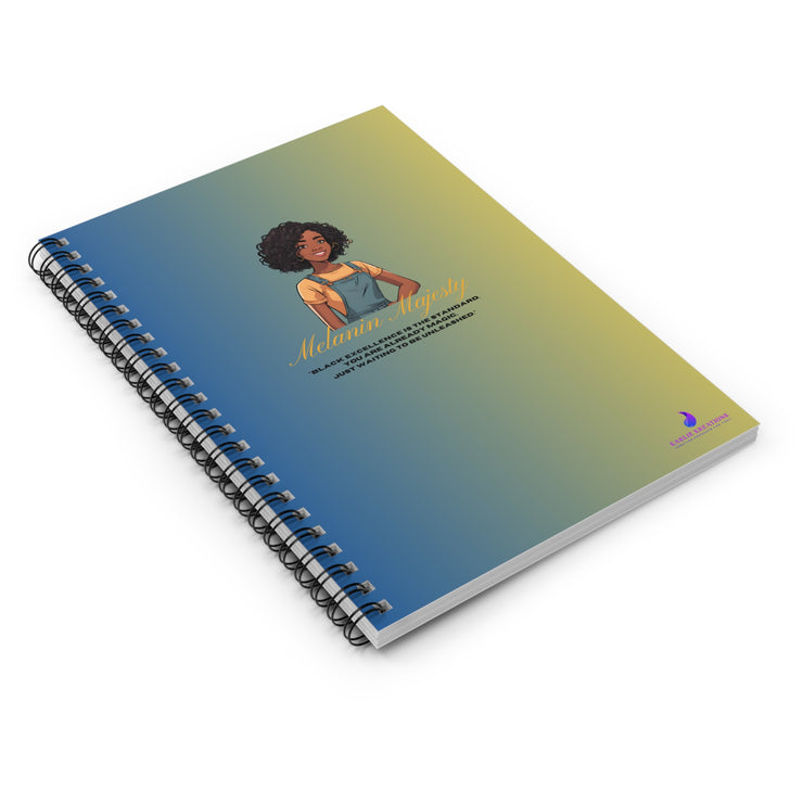 Brown Skin Spiral Notebook - Ruled Line