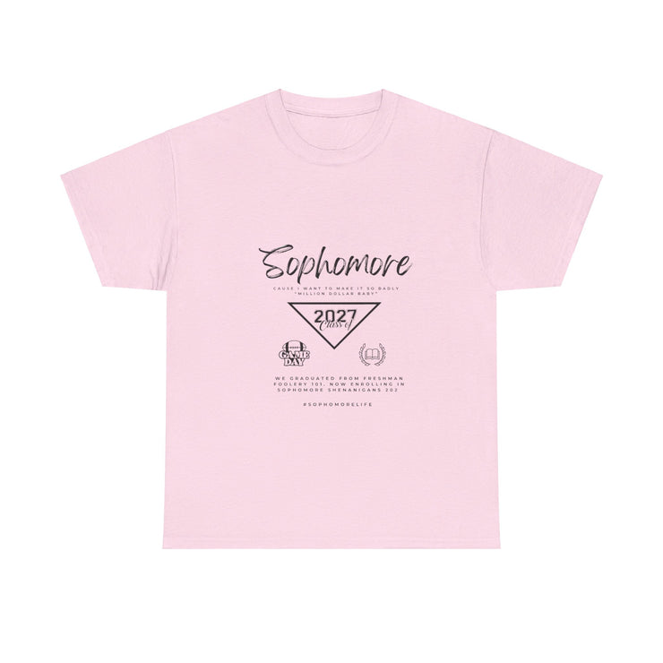 Sophomore Unisex Heavy Cotton Tee