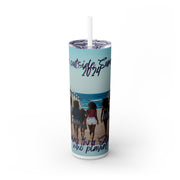 Summer 2024 Skinny Tumbler with Straw, 20oz