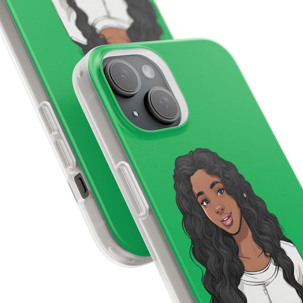 Brown Skin Girl Flexi Cases