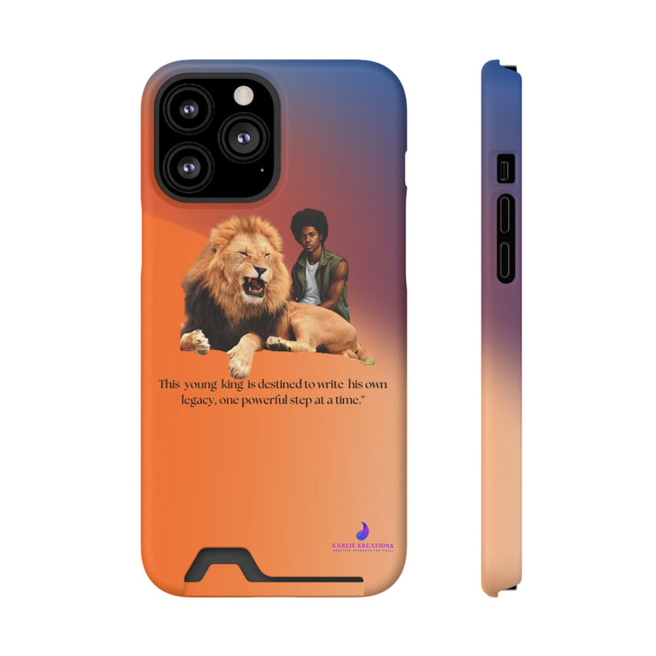 Young King Phone Case With Card Holder