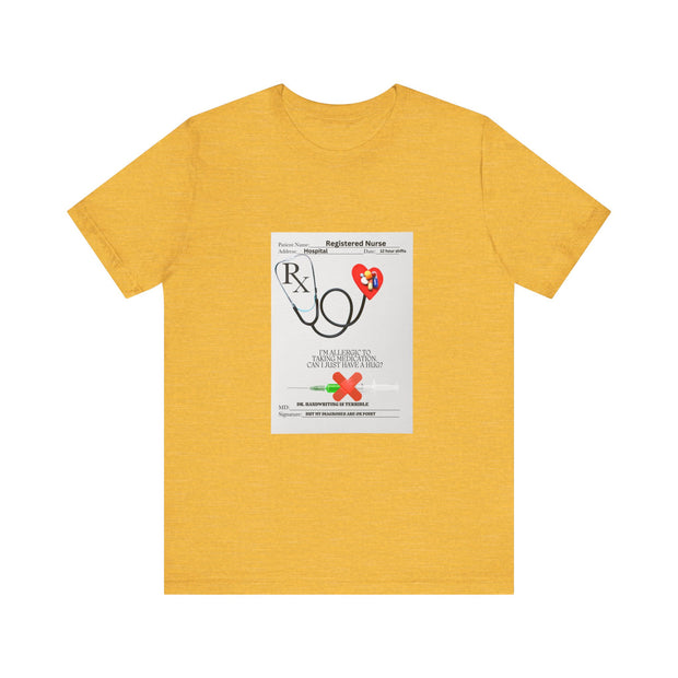 Prescription Unisex Jersey Short Sleeve Tee