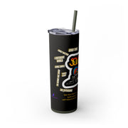 Generation X Skinny Tumbler with Straw, 20oz