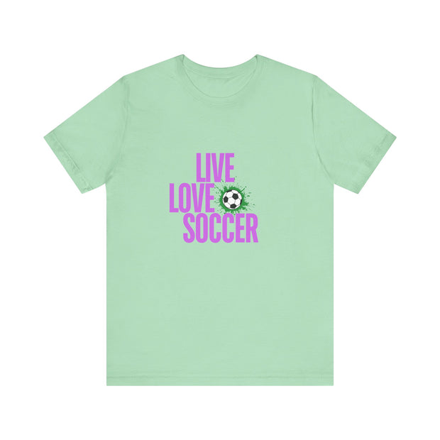 Soccer-2 Unisex Jersey Short Sleeve Tee