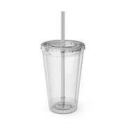 BOO Sunsplash Tumbler with Straw, 16oz