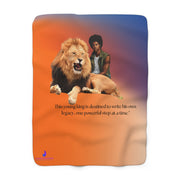 Young King Sherpa Fleece Blanket