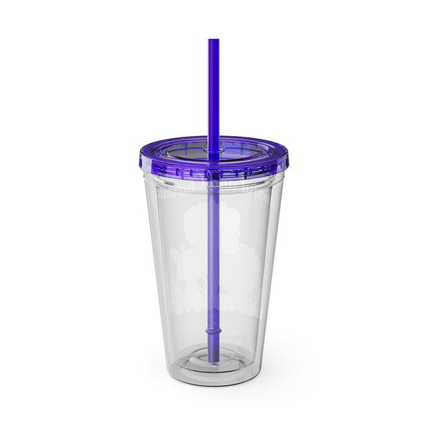 Lion Sunsplash Tumbler with Straw, 16oz