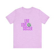 Soccer-2 Unisex Jersey Short Sleeve Tee