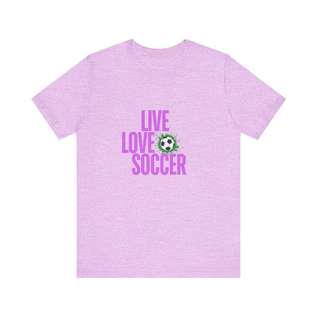 Soccer-2 Unisex Jersey Short Sleeve Tee